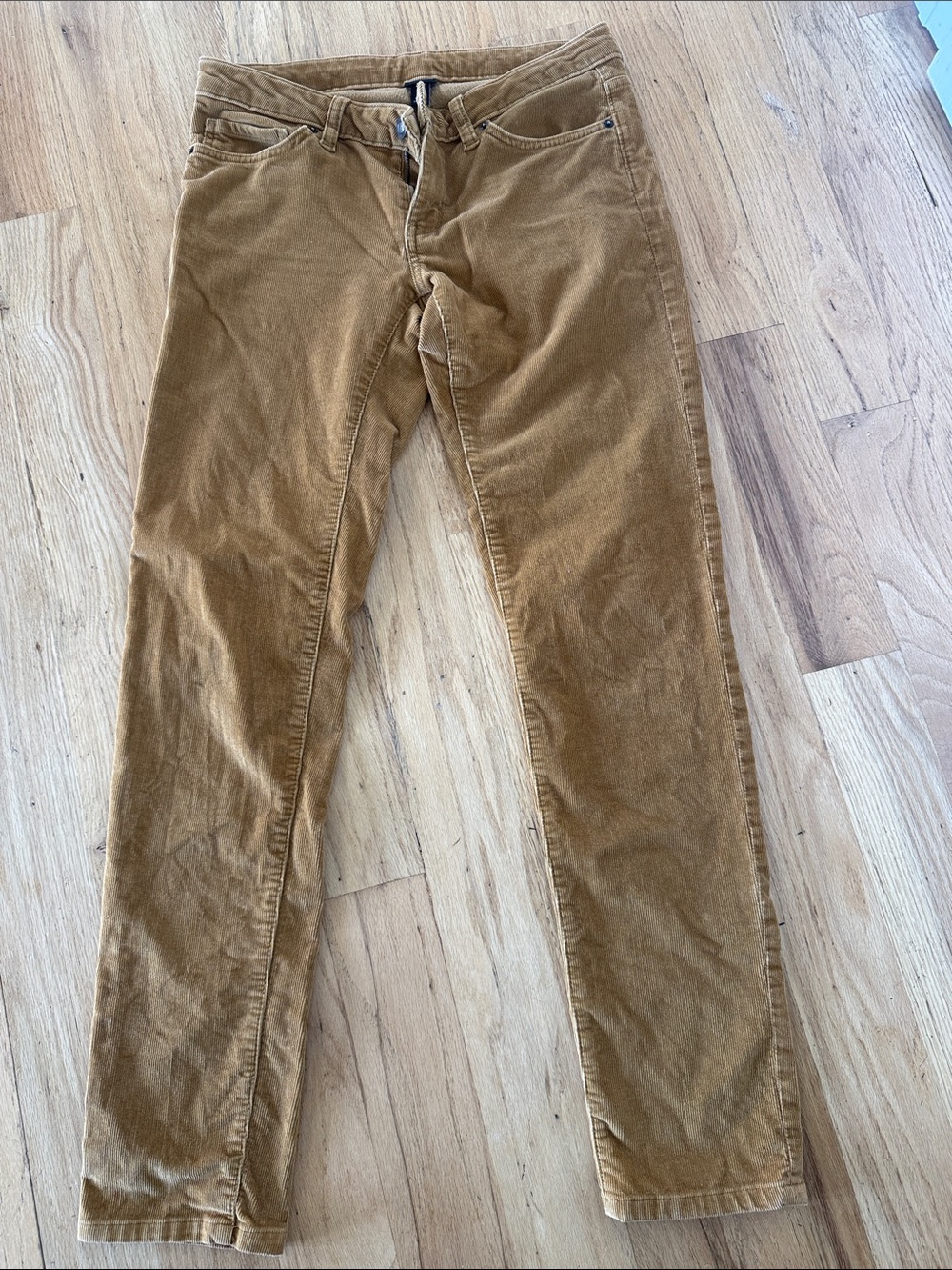 Patagonia Straight-Leg Corduroy Pants in Caramel Brown